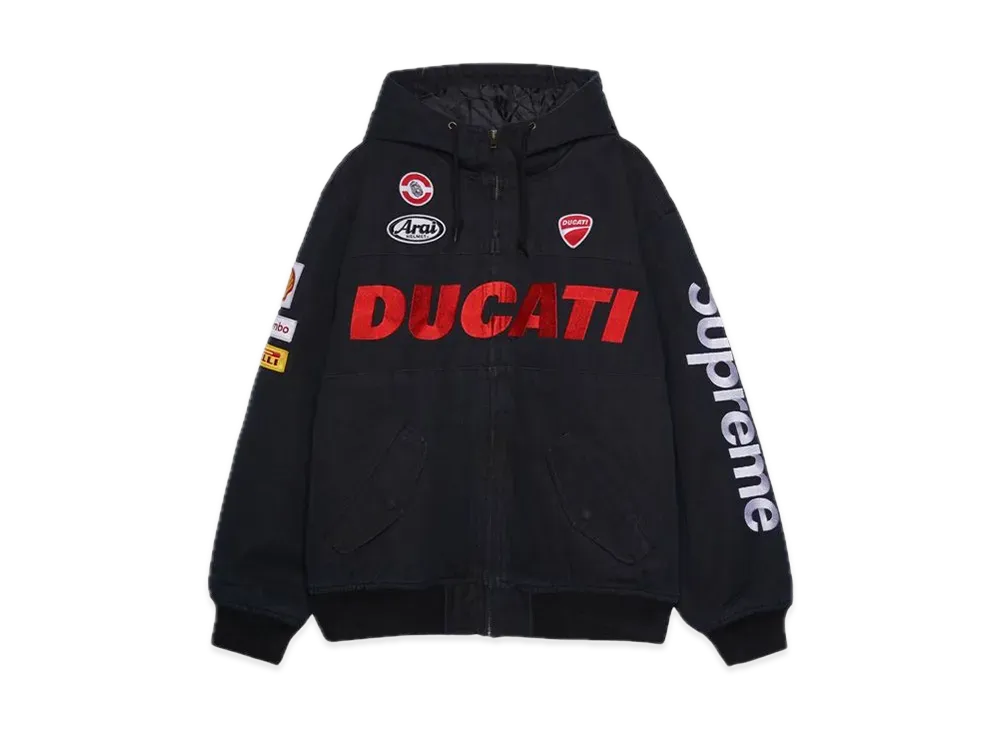 Supreme x Ducati Hooded Racing Jacket 