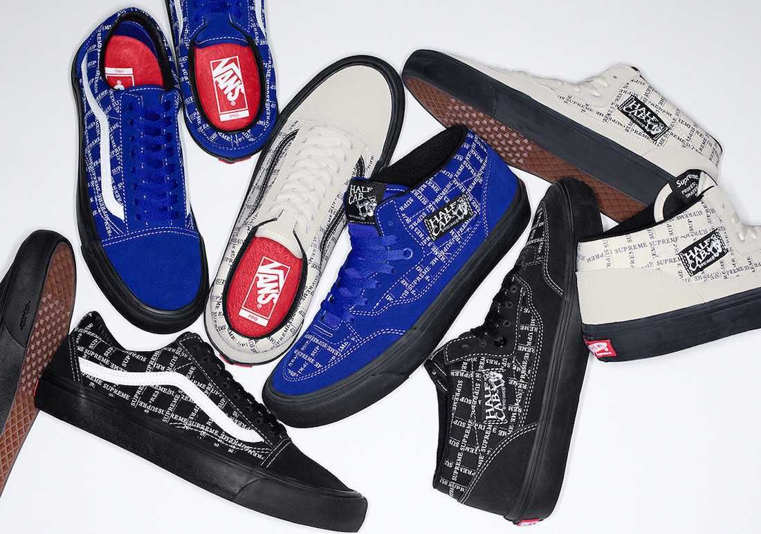 9/12発売】SUPREME × VANS OLD SKOOL HALF CAB 抽選/定価/販売店舗