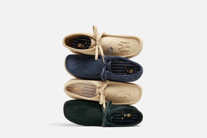 KITH × New York Mets × Clarks Wallabee Lo Mets 