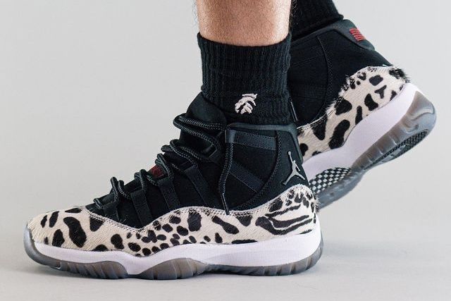 Air Jordan 11 レオパードデザイン