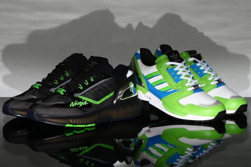 KAWASAKI × adidas ZX 5K Boost 