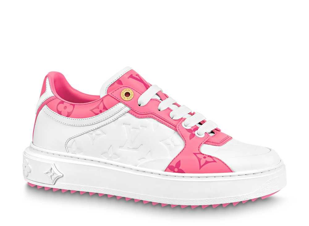 ルイ・ヴィトン ビビッドなカラーが目を引く！新作ピンクスニーカーが