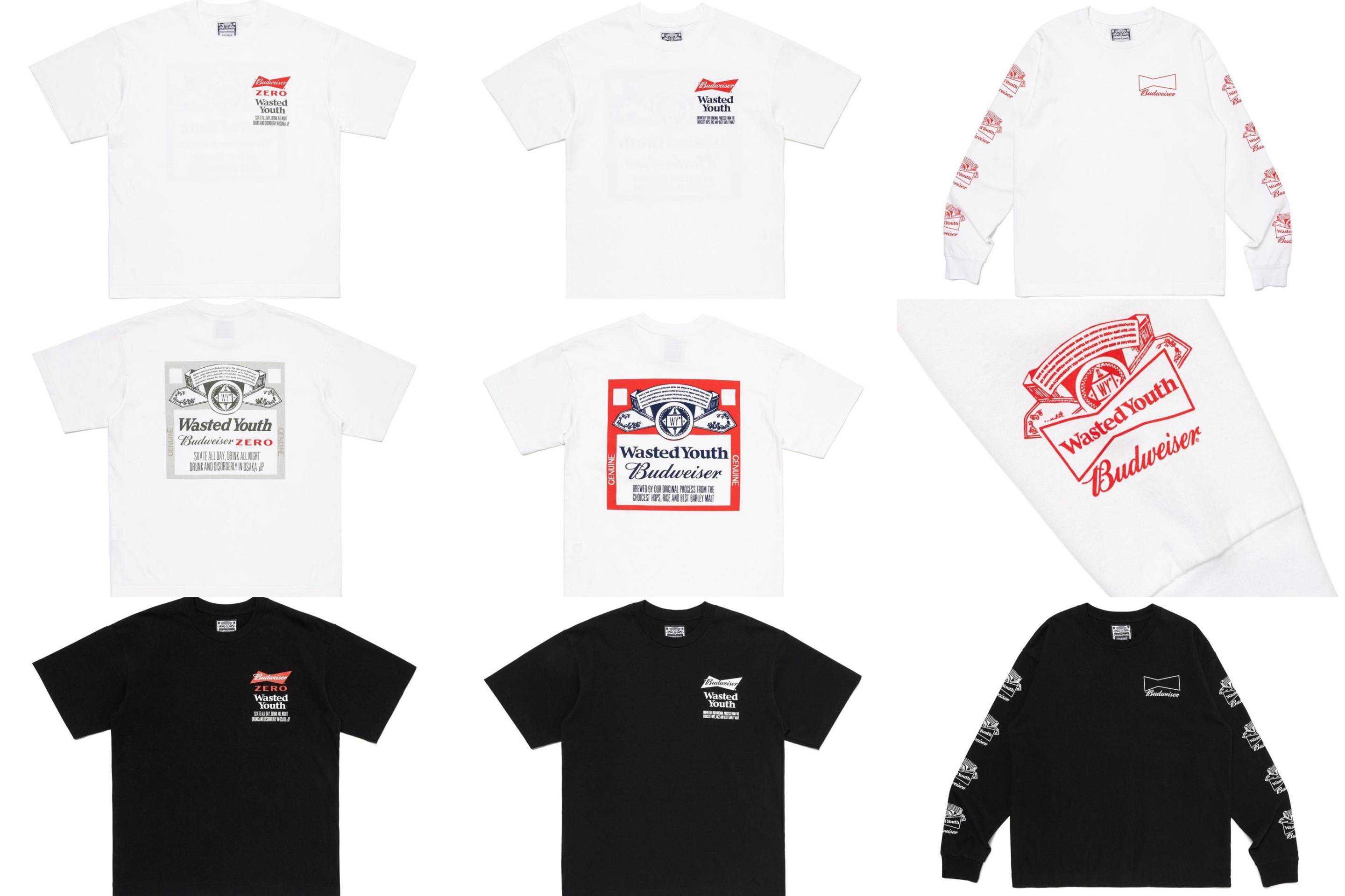 12/16発売｜Budweiser × Wasted Youth collection｜抽選/販売/定価情報
