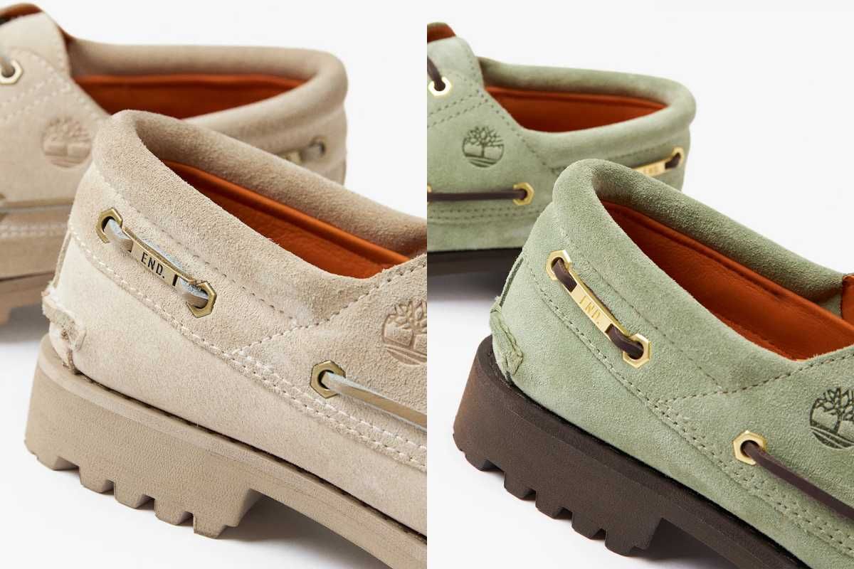 海外抽選中｜END. × Timberland Authentic 3 Eye Boat Shoe 2colors