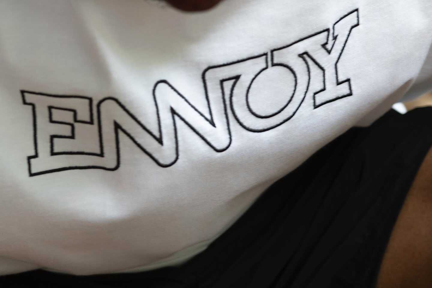 8/1発売｜ENNOY Electric Logo EMB Tee 3colors｜抽選/販売/定価情報