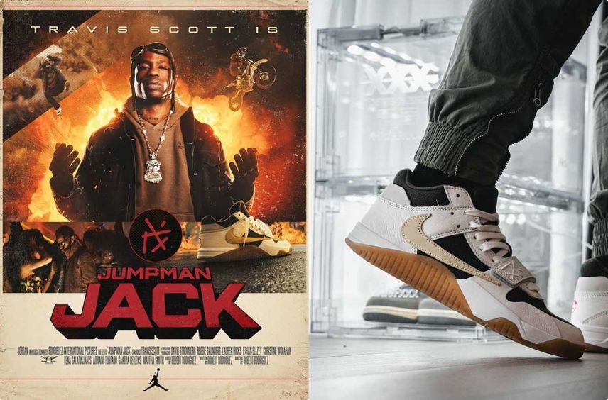 Travis Scott × Nike TD Jordan Jumpman Jack TR 