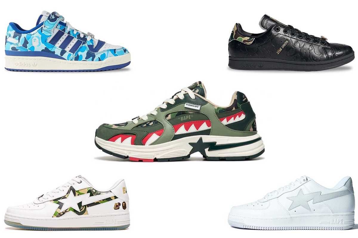 A BATHING APE®」のコラボスニーカーの魅力とは？最新作から過去の名作