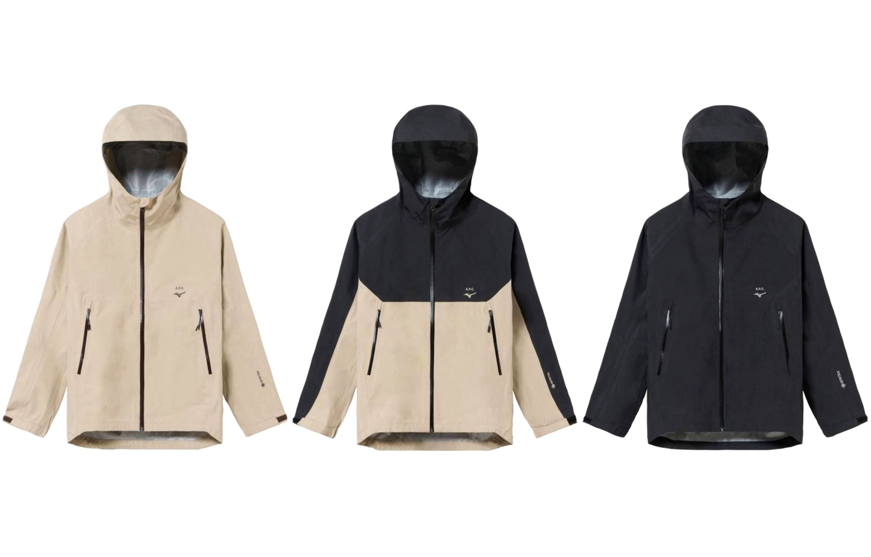 A.P.C.とMizunoのコラボ第4弾が登場！オールシーズン活躍するGORE-TEX