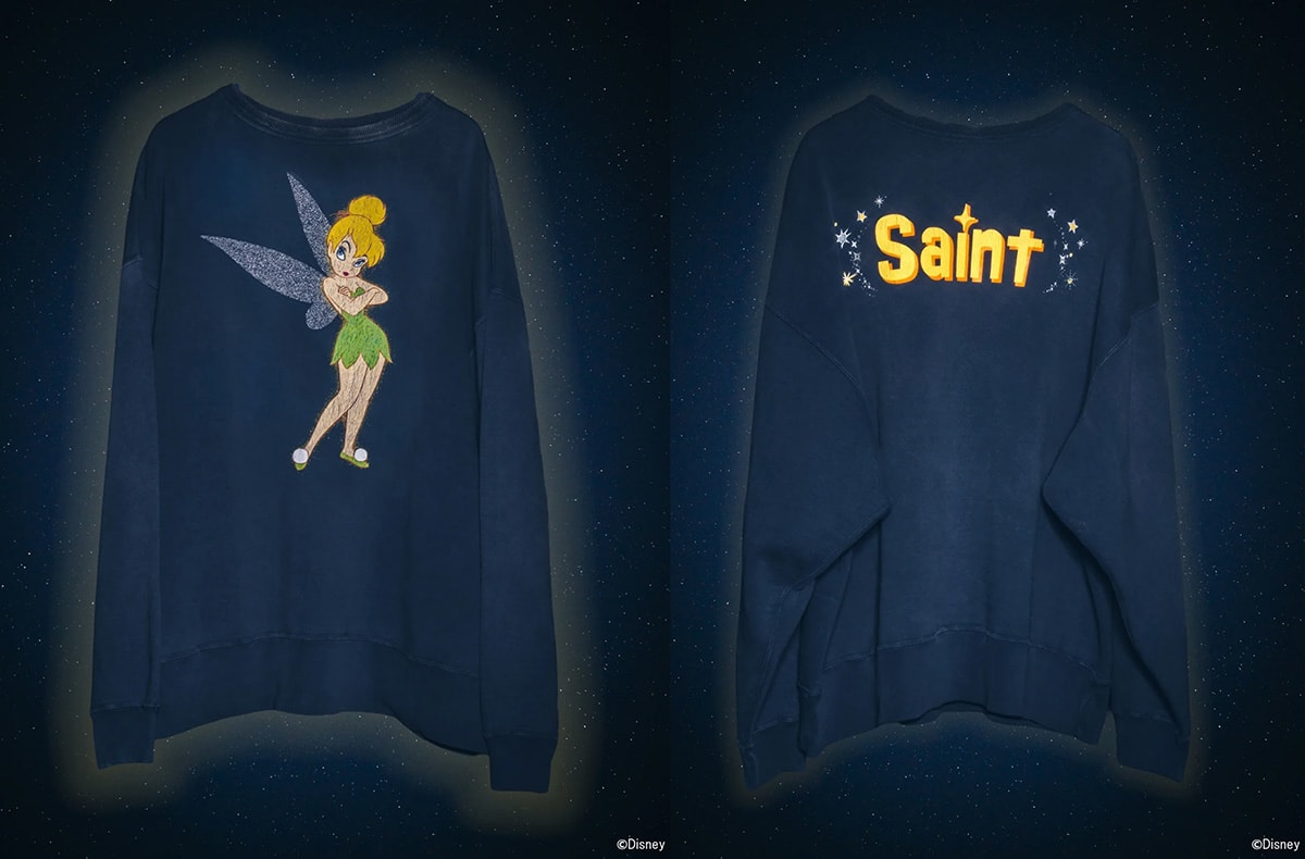 セントマイケル Disney ティンカー・ベル クルーネックスウェット XL