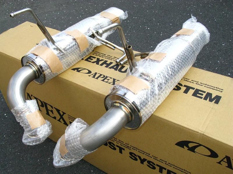 APEXi N1エボリューションマフラーの装着（その1）（スバル エクシーガ