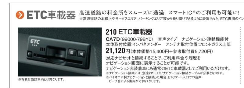 スズキ(純正) ETC車載器 (ビルトインタイプ) のパーツレビュー