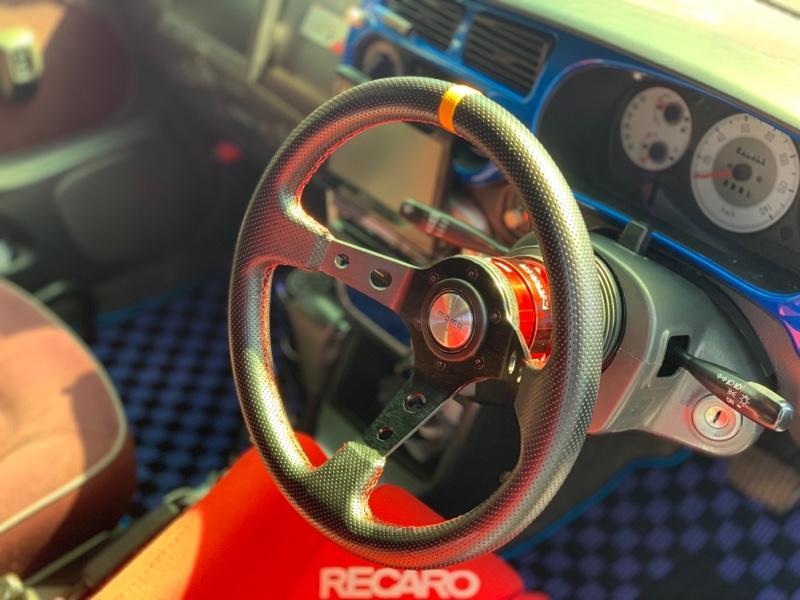 DEPO RACING ディープコーンステアリング 32Φ のパーツレビュー