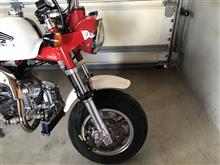 モンキーnsr50フロントフォーク30パイ モンキーNSR50フロントフォーク