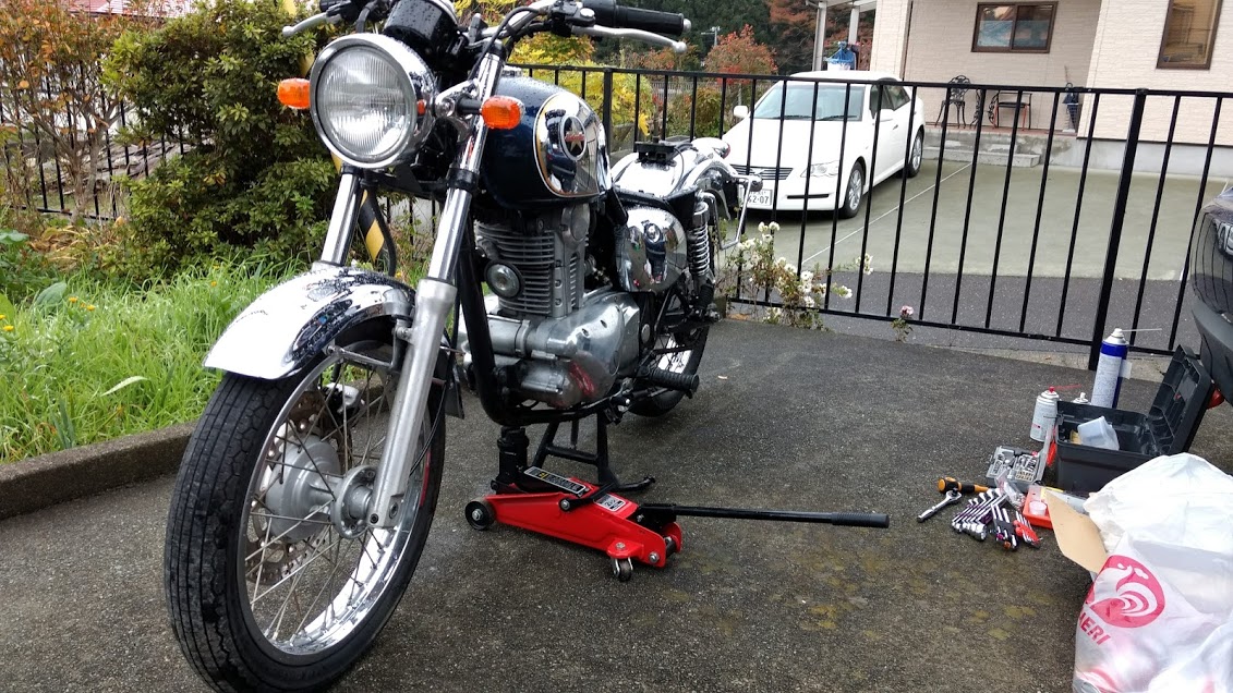 エストレヤ フロントフォークオイル交換（カワサキ エストレヤ）by