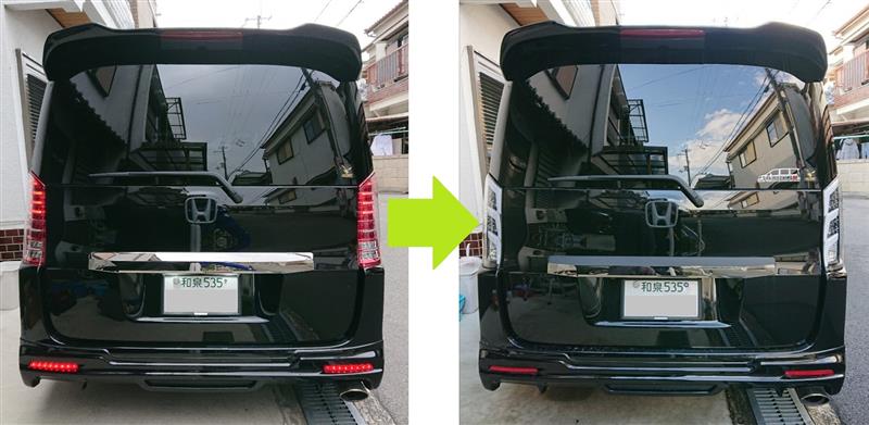専用 rk ステップワゴン depo 社外スモークテールランプ