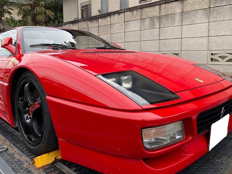 V8エンジンを積むスーパーカー！ フェラーリ 348のガラスコーティング