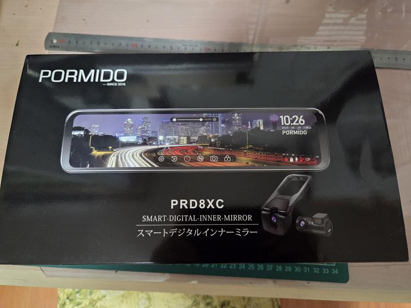 デジタルインナーミラー PORMID PRD8XC 観察（マツダ ロードスター・ND