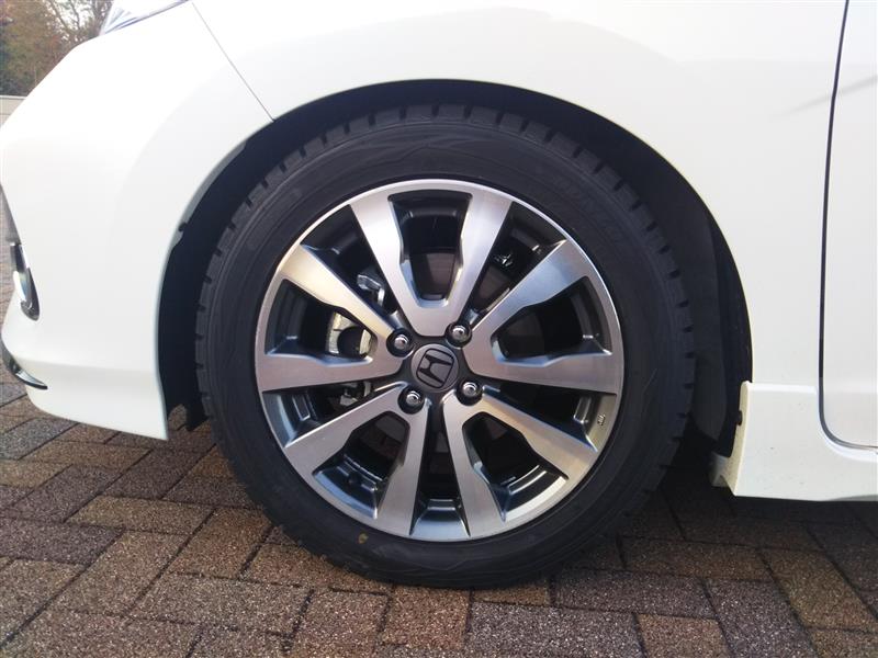 GP5】 DUNLOP WINTER MAXX 01（185/55R16）+ GE8 FIT RS純正ホイール