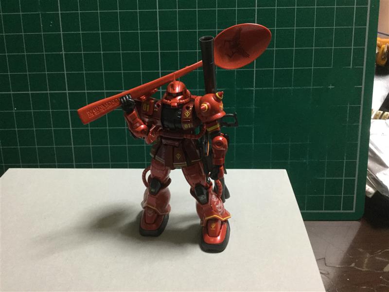 HG CoCo壱 シャアザクII完成！｜かひこのブログ｜かひこのページ