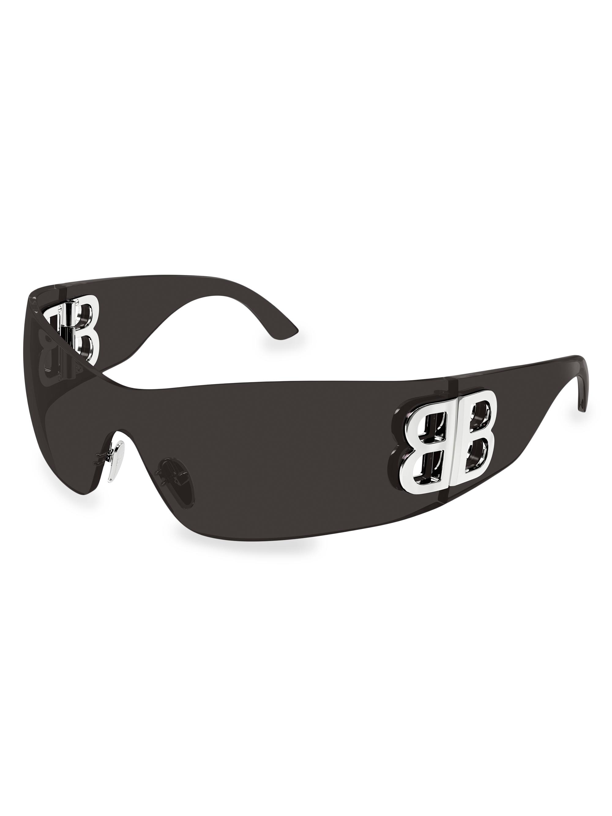 Balenciaga Invisible 2.0 62MM Rectangular Sunglasses | Saks Fifth