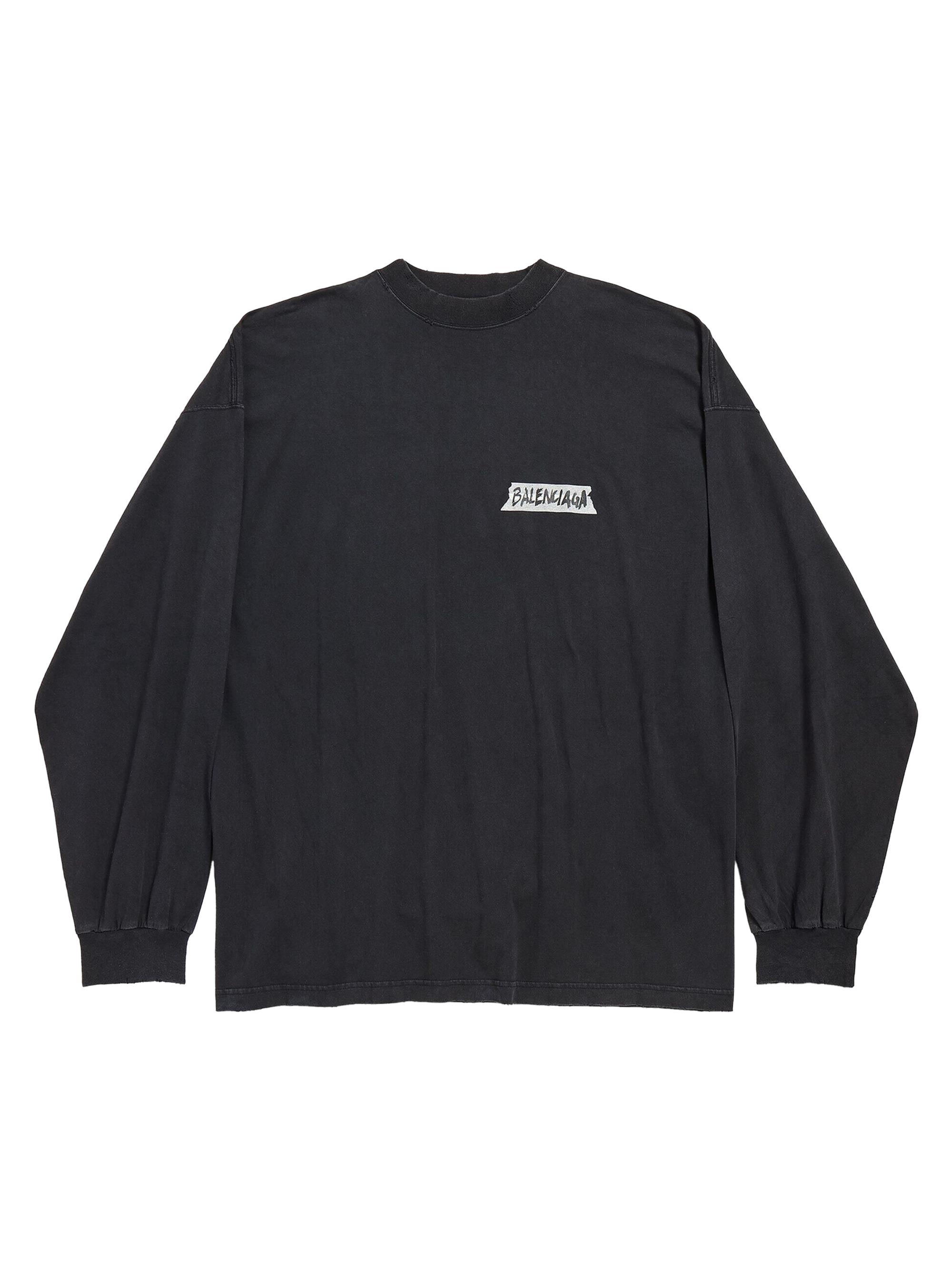 Balenciaga Sporty B Highneck Athletic Long Sleeve Top | Saks Fifth
