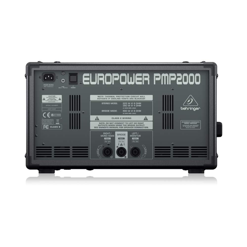 Behringer PMP2000 - 800W Portable Mixer with Multi-Effects