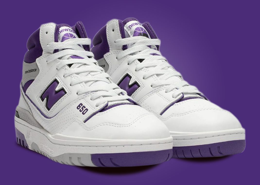 New Balance's 650 White Interstellar Purple Releases June 1