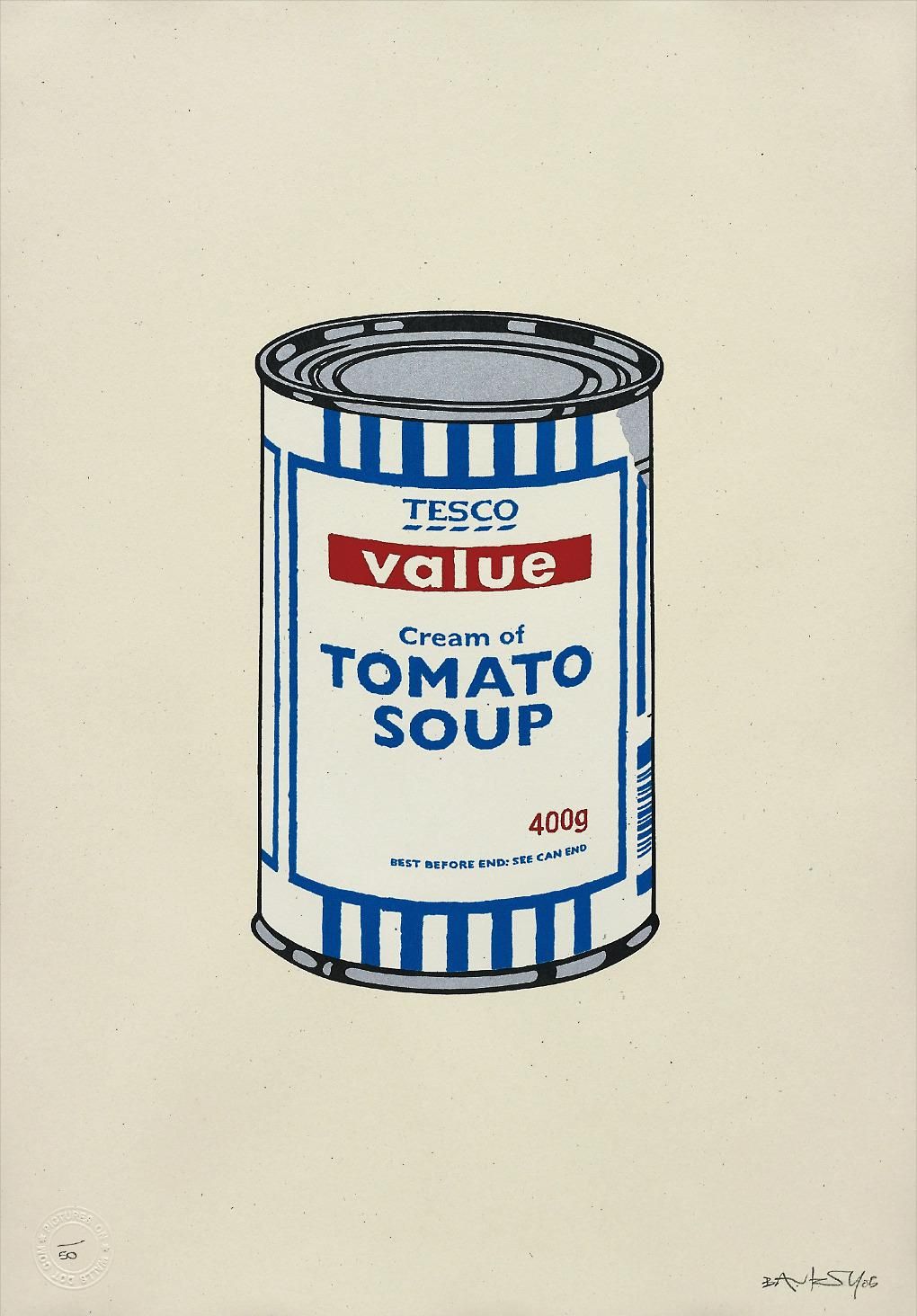 コレクション Banksy TESCO Value Tomato Soup Poster Tesco Value