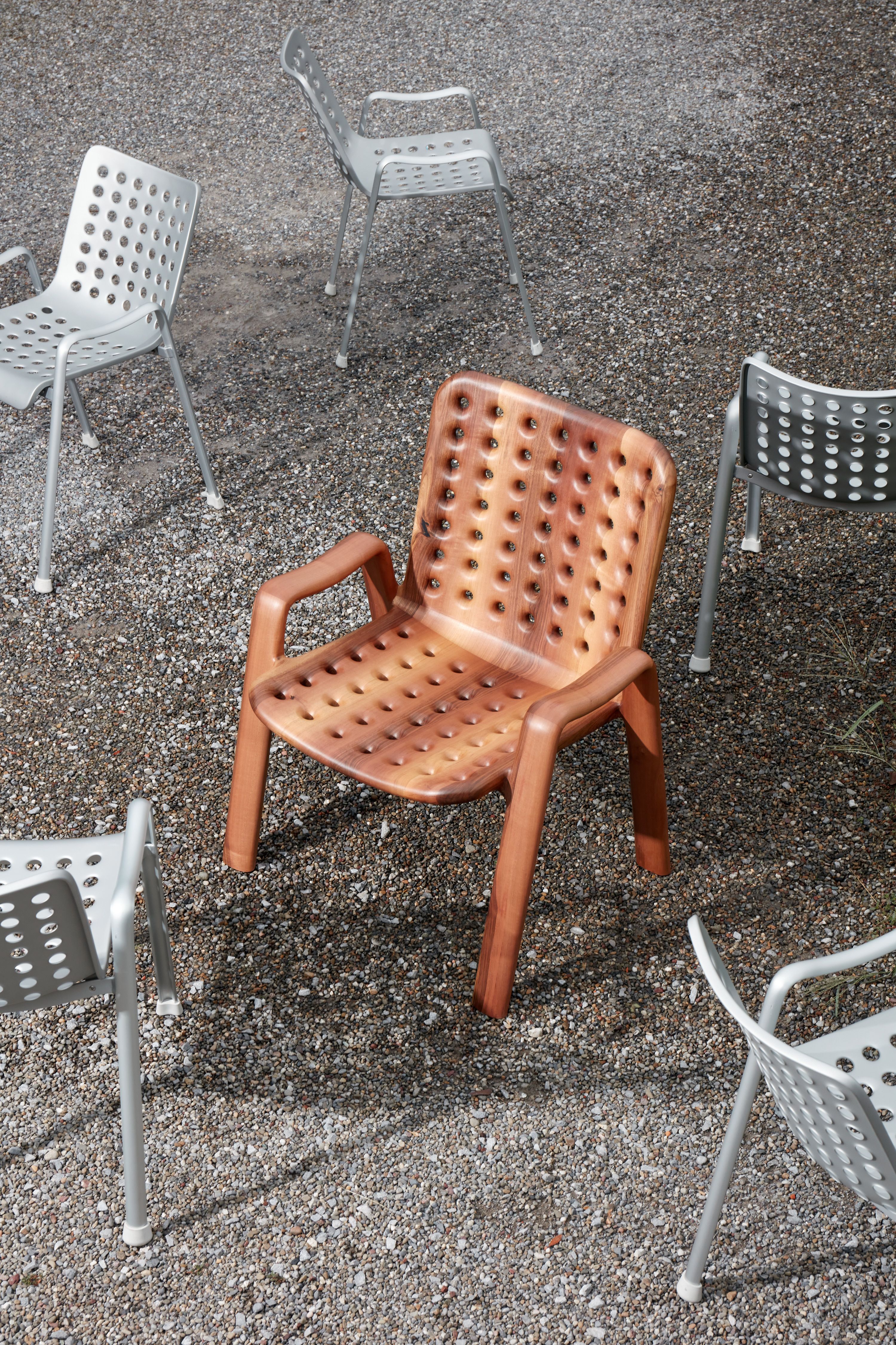 PIN–UP | SOFT BAROQUE TURN MODERNIST ICON INTO WOODEN CHAIR