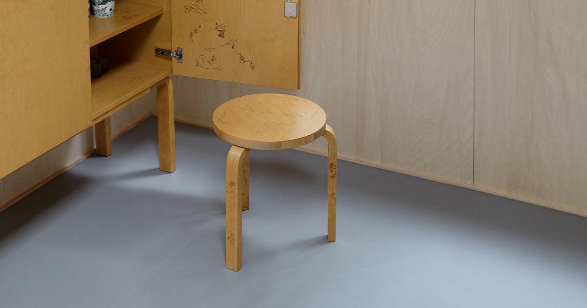 Artek + Moomin (アルテック＋ムーミン) Stool 60 Celebration | Artek