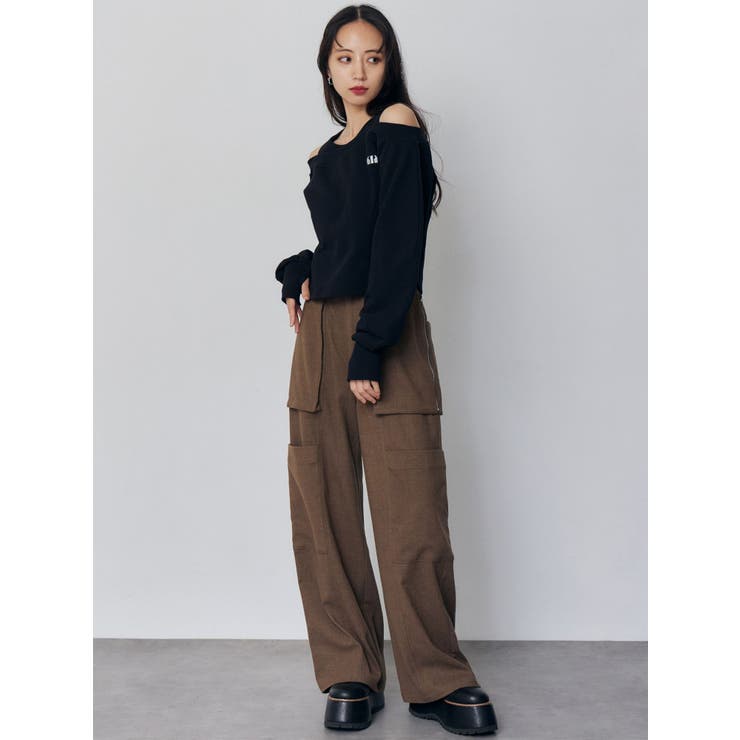 カーゴZIPパンツ[品番：MKSW0066970]｜MURUA（ムルーア）のレディース