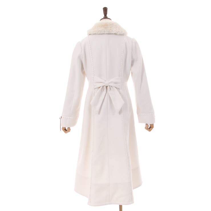 ファー襟フィッシュテールコート[品番：IGAW0004447]｜axes femme