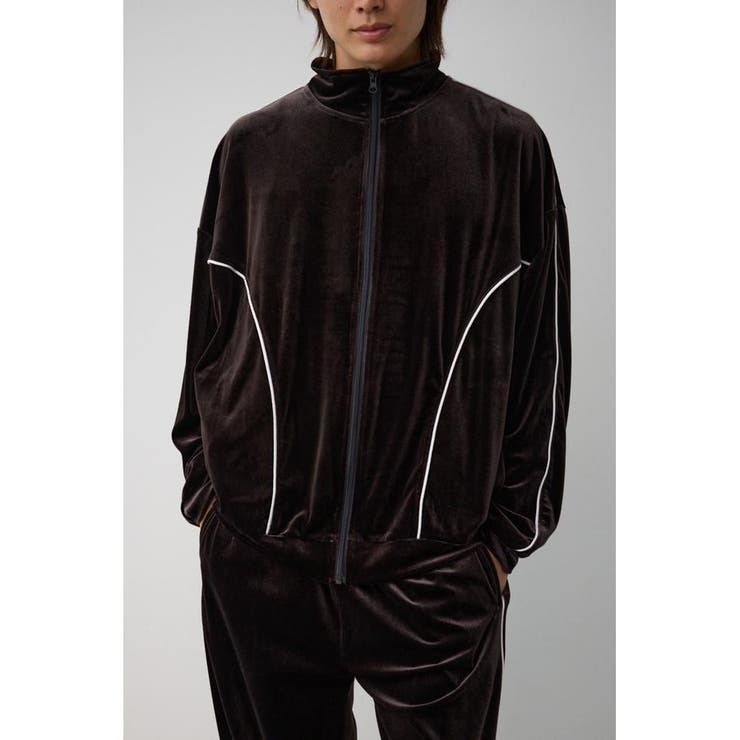 ベロアライントラックジャケット[品番：AZLW0022616]｜AZUL BY MOUSSY