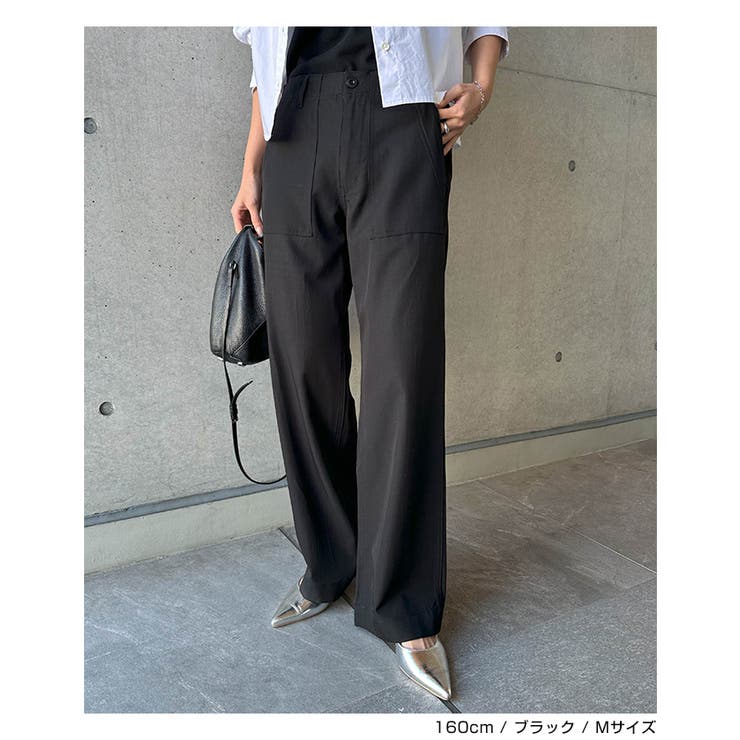 とろみ ベイカー パンツ[品番：AZ000004622]｜andme（アンドミー）の