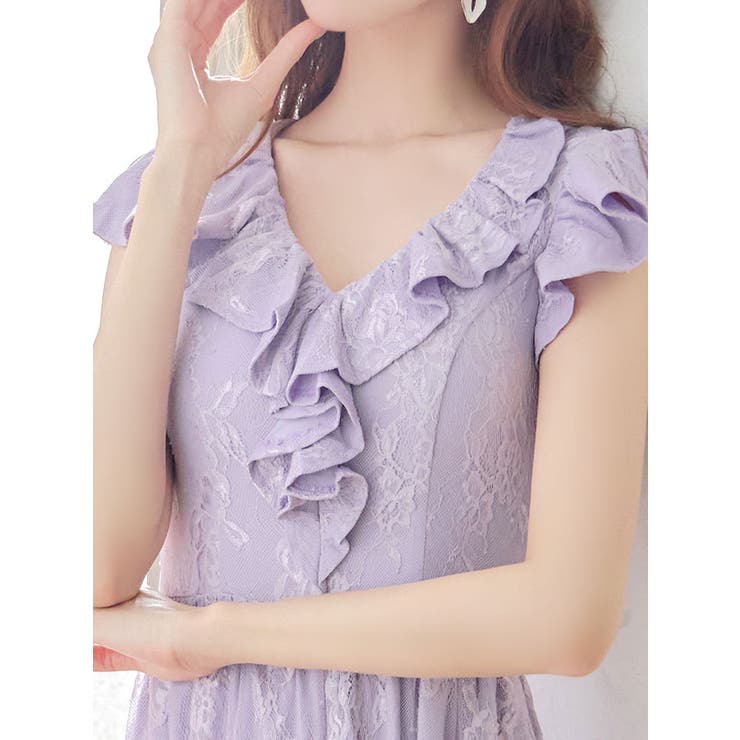 sifeel シフィール】マーメイドワンピースドレス フリル[品番