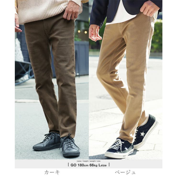 チノパン メンズ ストレッチ[品番：JG000011806]｜JIGGYS SHOP（ジギー