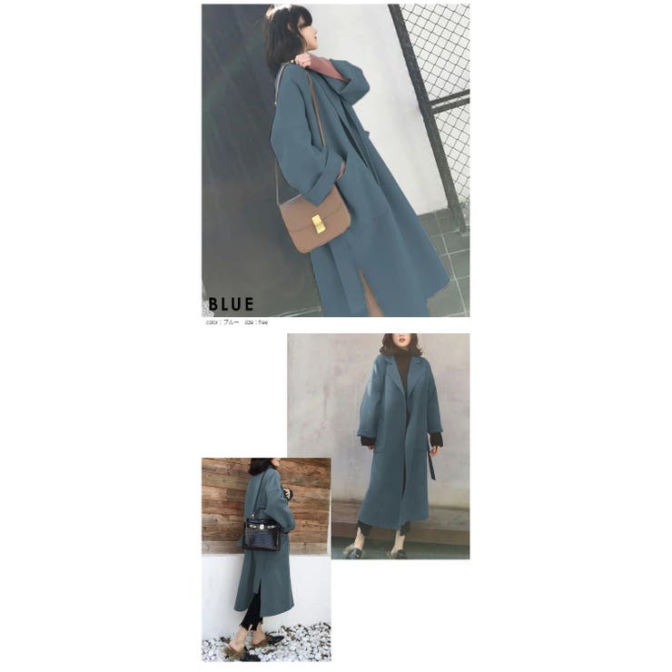 2type ダブルフェイス ロングコート[品番：LGMW0004063]｜La-gemme