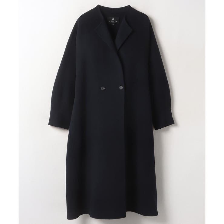 ダブルフェイスロングコート[品番：LAVW0012448]｜LANVIN COLLECTION