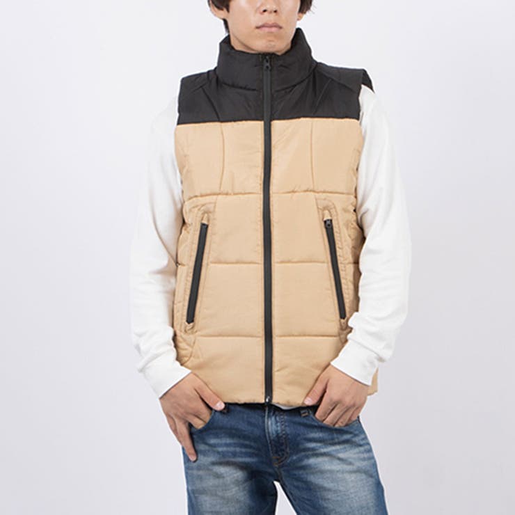 ベスト 中綿ベスト バイカラー[品番：XV000021109]｜Style Block MEN