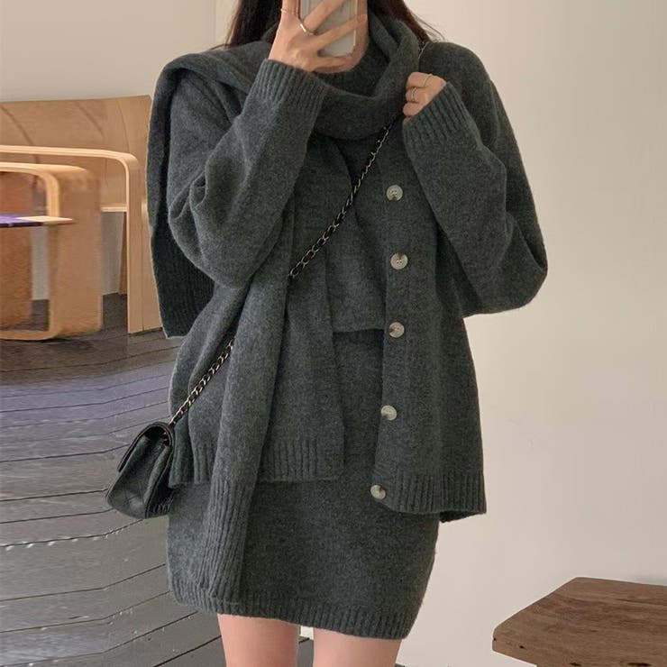 ニット セットアップ 上下4点セット[品番：JRKW0005238]｜shoppinggo