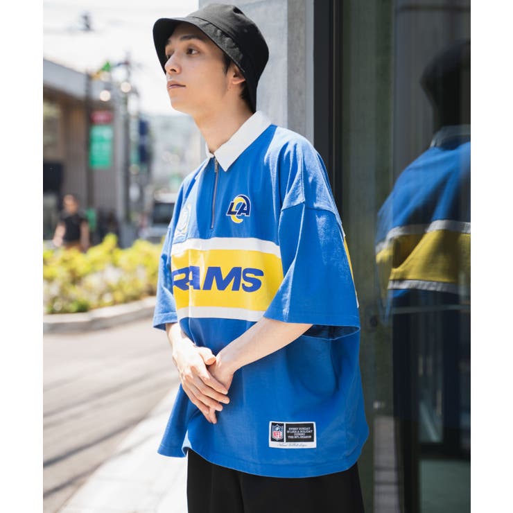 別注 NFL チームロゴハーフZIPシャツ[品番：WG010084442]｜WEGO【MEN