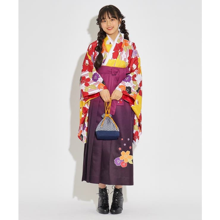 入卒・セレモニー・卒服】SET商品 ピンクラテオリジナル袴[品番