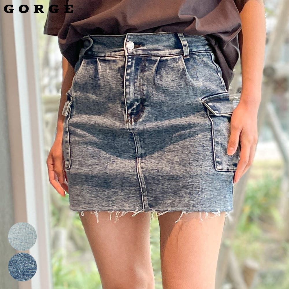 ストレッチデニムミニスカート[品番：GORW0008789]｜GORGE （ゴージ