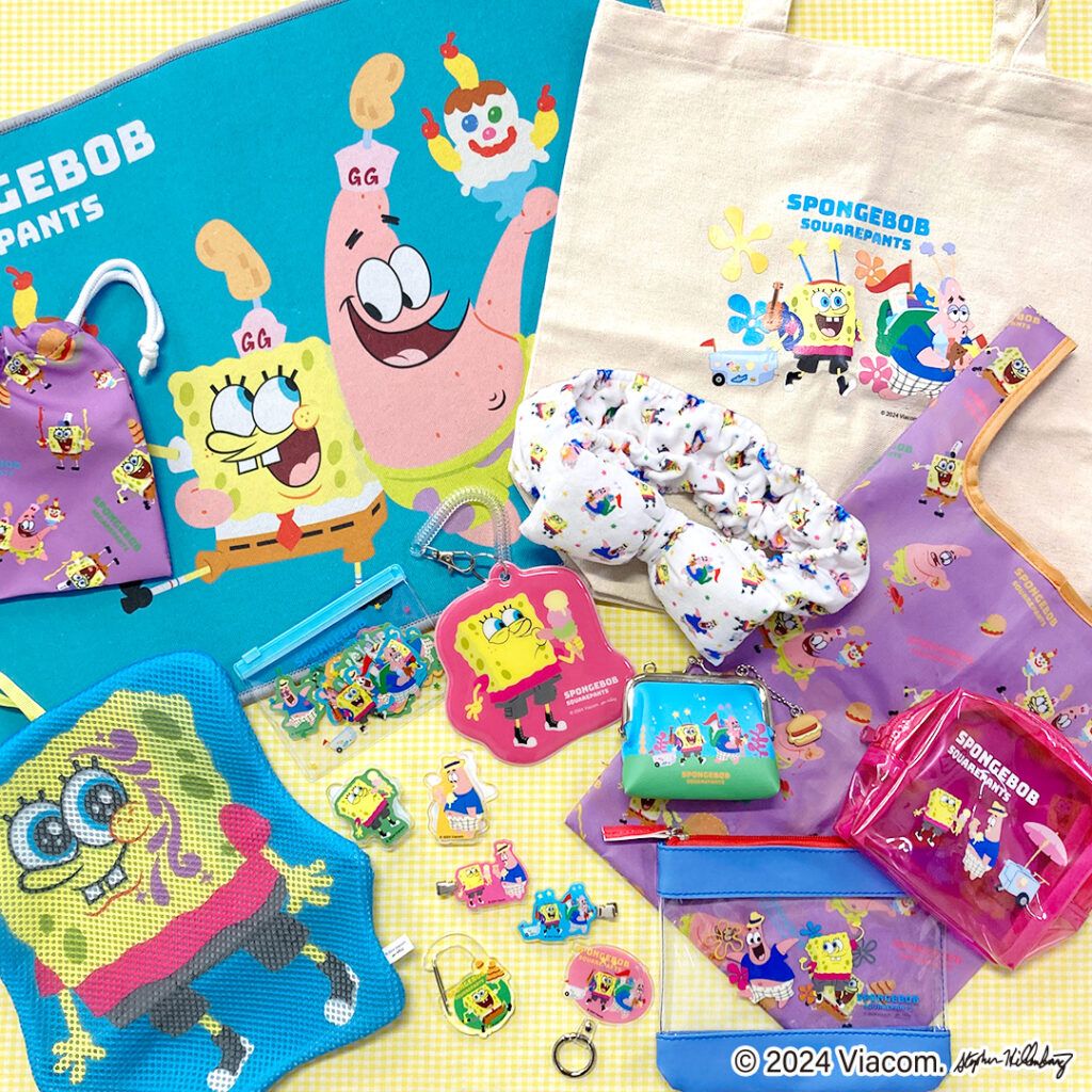 スポンジ・ボブ」が日常をHappyに彩る！コラボレーション雑貨を新発売