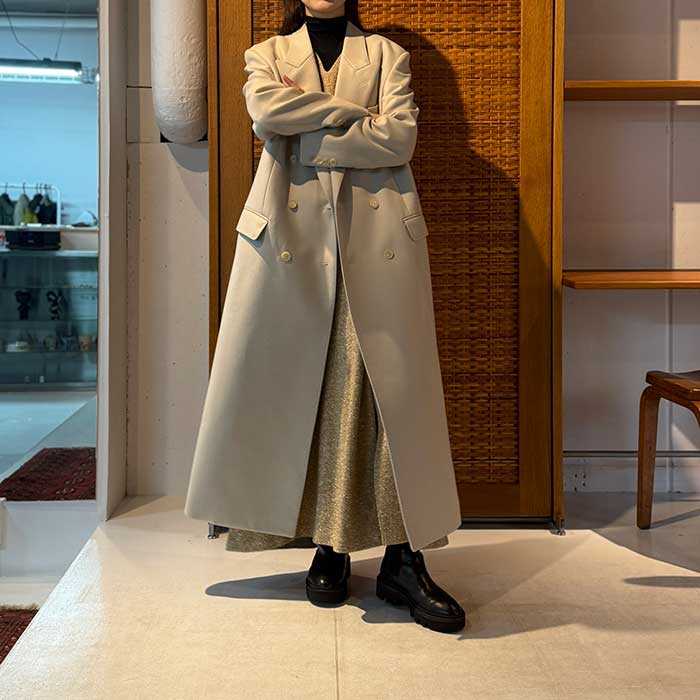 AURALEE】 LIGHT MELTON CHESTERFIELD COAT – ONENESS ONLINE STORE