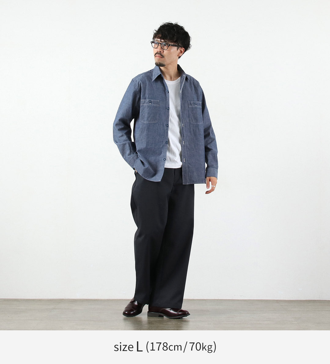 BUZZ RICKSON’S（バズリクソンズ） シャンブレー ワークシャツ