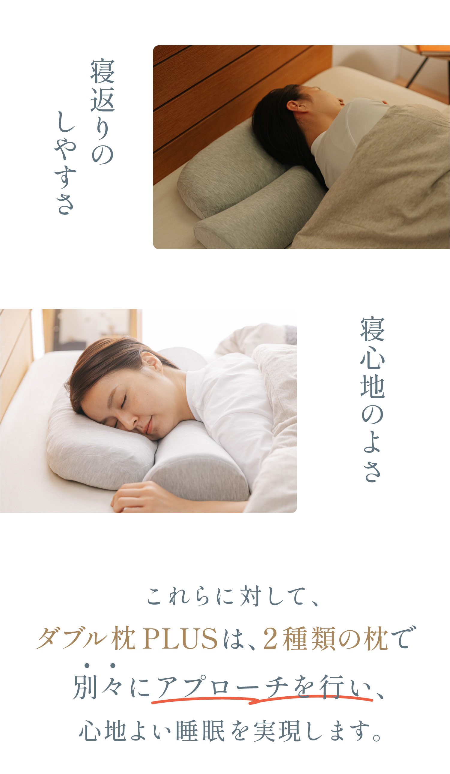 公式】首と肩のことだけを考えたダブル枕PLUS | 高め・低め・柔らかい