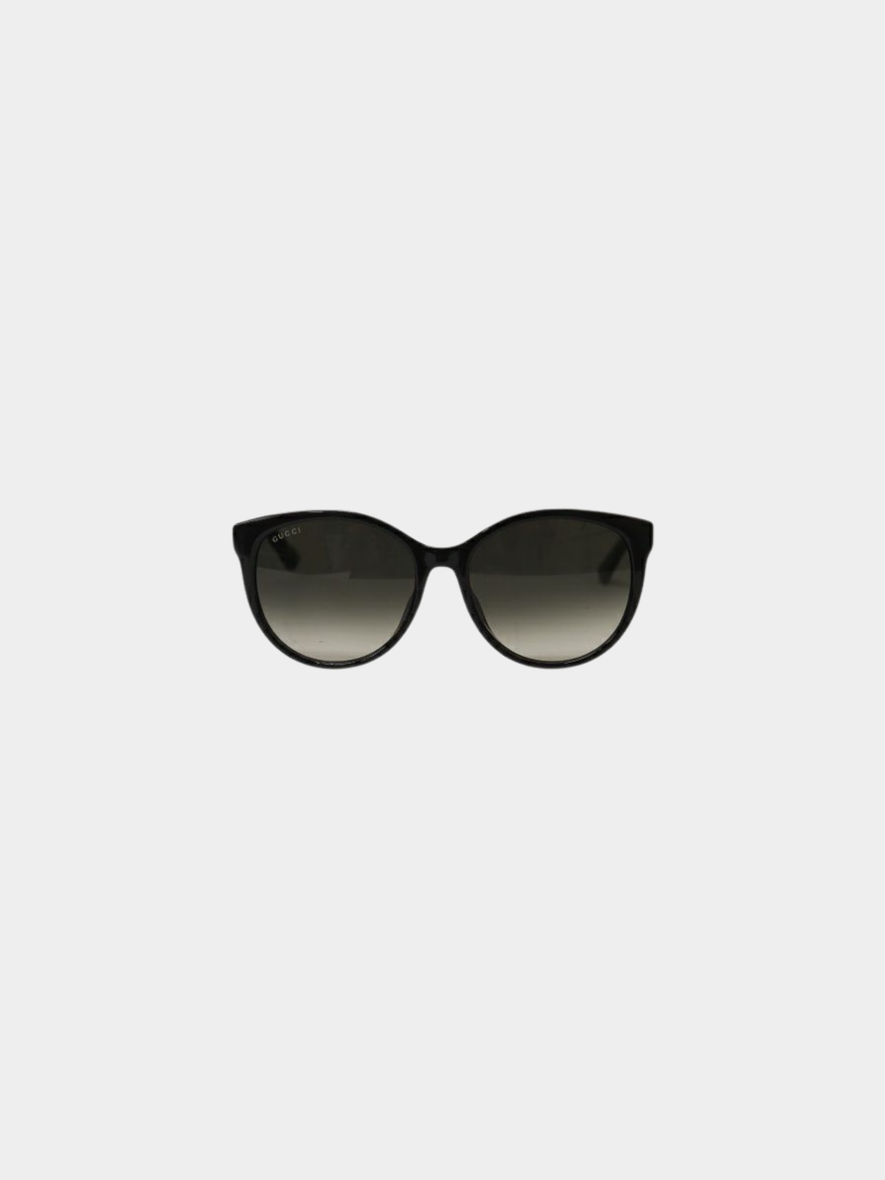 Gucci 2000s Black Web Shield Sunglasses