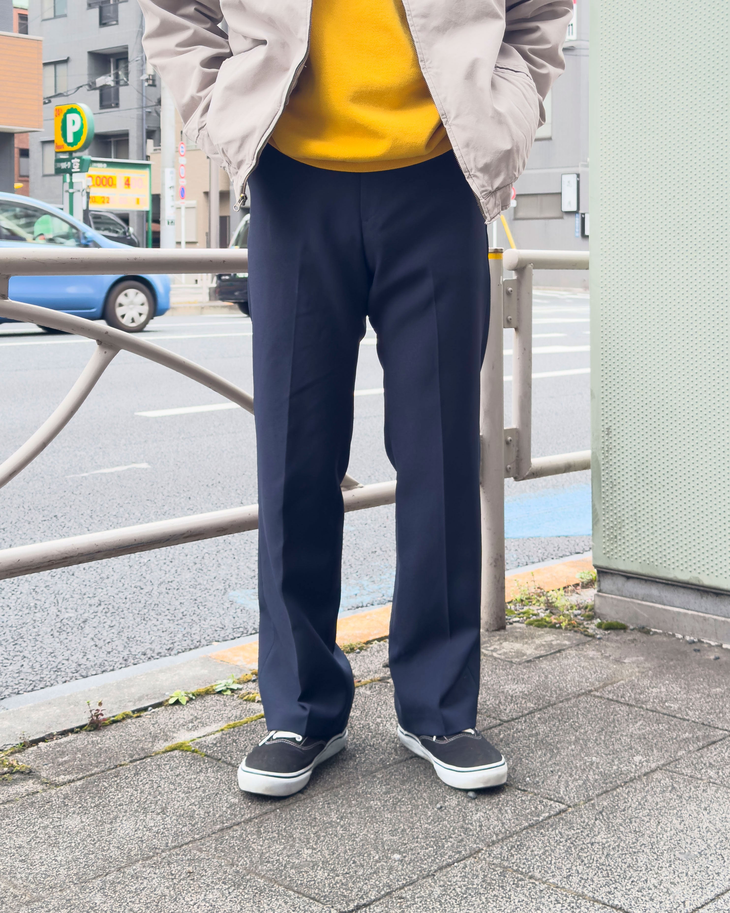 Action Slacks / NAVY – FRAT STORE
