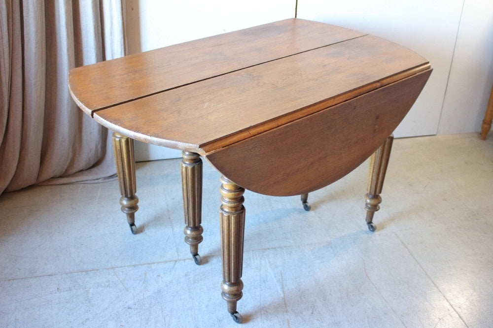 オーク材バタフライテーブル（高さ72cm） フランスアンティーク家具
